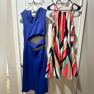NWT - Vince Camuto Multicolor Striped Dress